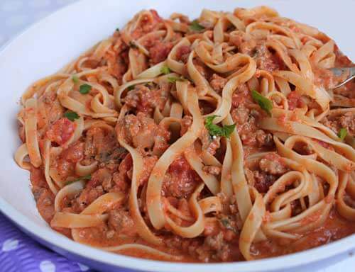 Pasta with Meat Sauce