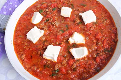 Pasta with Meat Sauce step 2