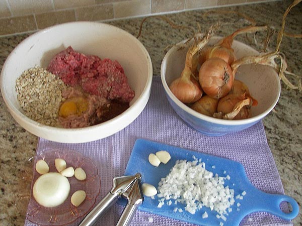 BBQ Meatball Ingredients