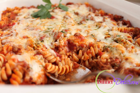 easy skillet pasta bake