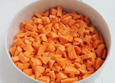 step 1 sweet potato hash
