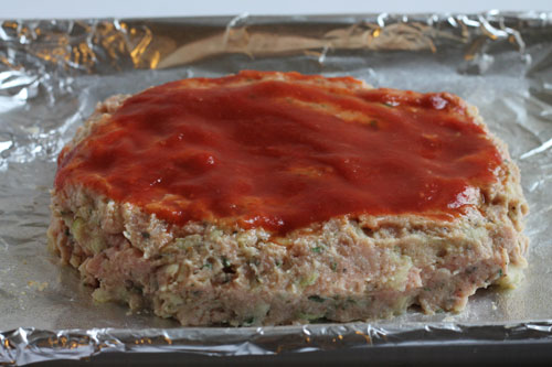 turkey meatloaf ready for the oven