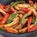 chick fajita made in the skillet