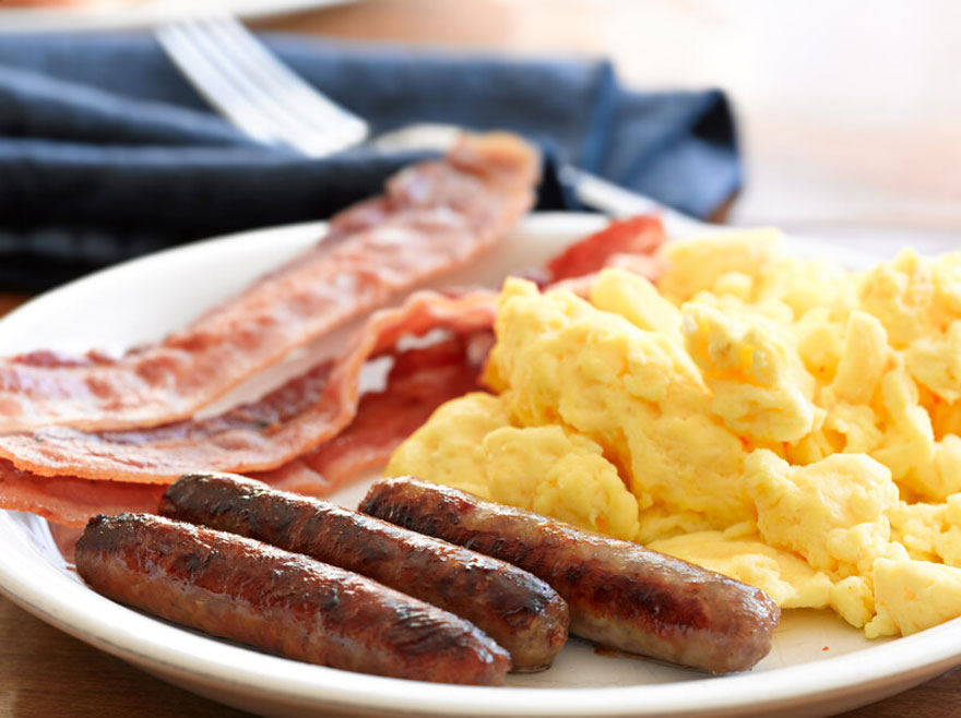 fluffy scrambled eggs