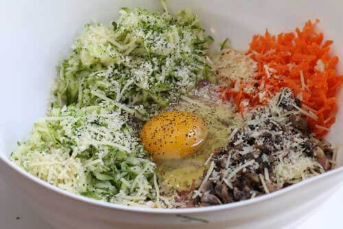 healthy turkey meatballs with vegetables