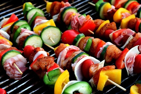 grilled summer shish kebabs