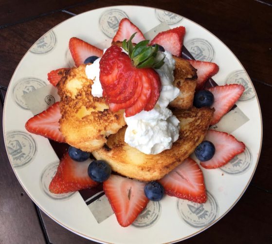 broiled angelfood cake