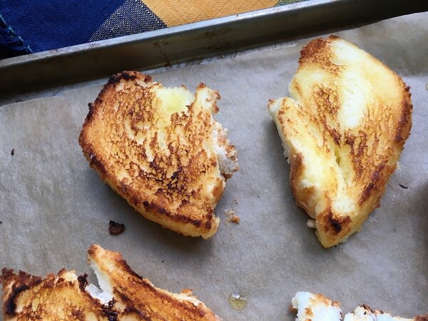 broiled angel food cake for summer dessert
