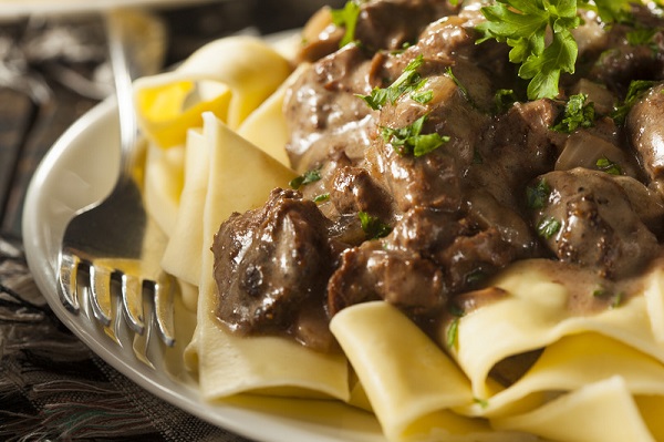 easy beef stroganoff