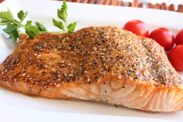 Salmon with Honey Lime
