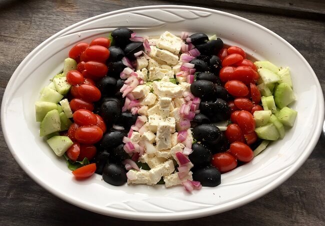 greek salad recipe for dinner