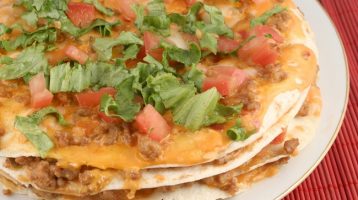 mexican lasagna taco