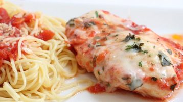 Healthy Chicken Parmesan Baked
