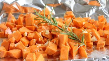 roasted sweet potatoes