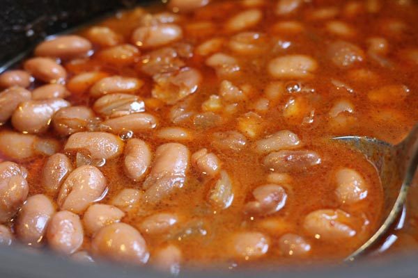 The best refried beans in the crockpot