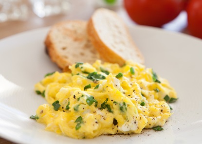 Scrambled Eggs with Spinach