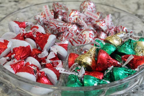 Candy Kisses to Put in Mason Jar Gifts