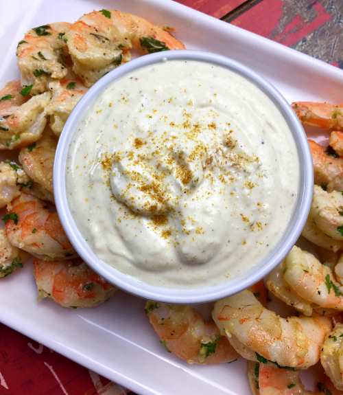 Parmesan Garlic Shrimp and Dipping Sauce