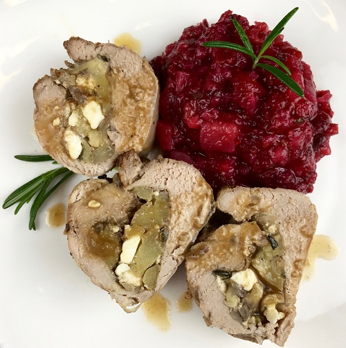 Beautiful Stuffed Pork Tenderloin