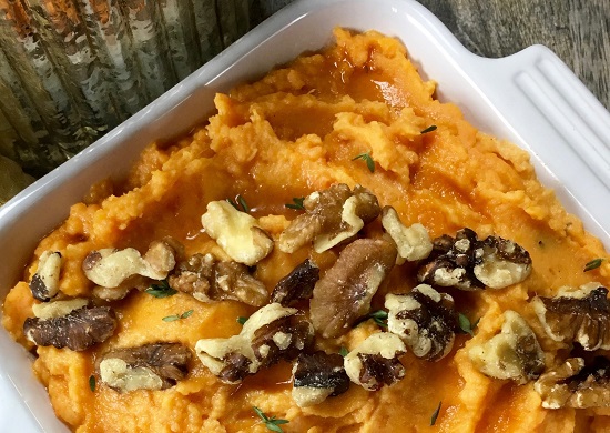 Savory Mashed Sweet Potatoes