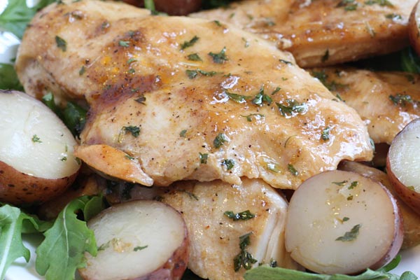 Crockpot Chicken with Baby Red Potatoes