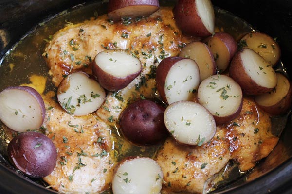 Crockpot Chicken with Potatoes