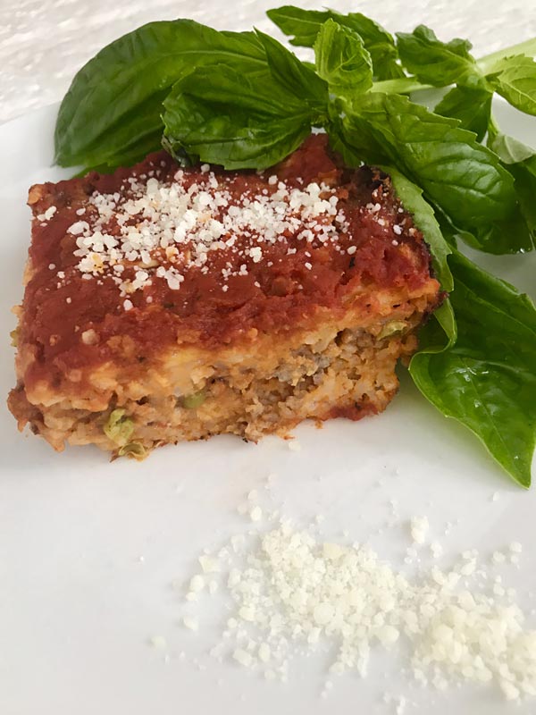 sicilian rice ball casserole