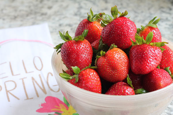 fresh Spring Strawberries