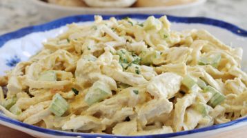 Bowl of Curried Chicken Salad