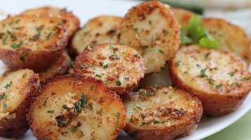 parmesan crusted potatoes