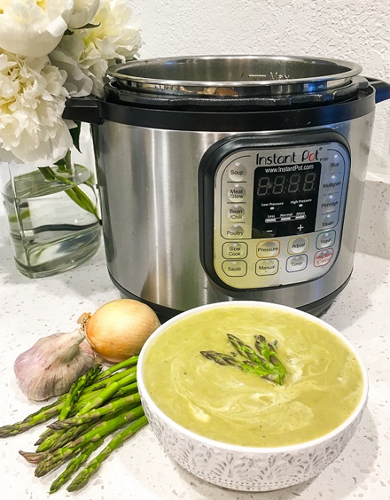 Instant Pot Cream of Asparagus Soup