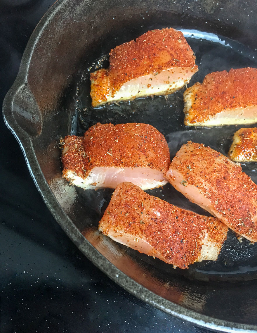 fish tacos blackened