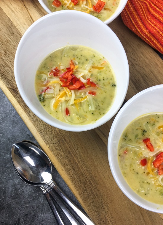instant pot broccoli cheese soup
