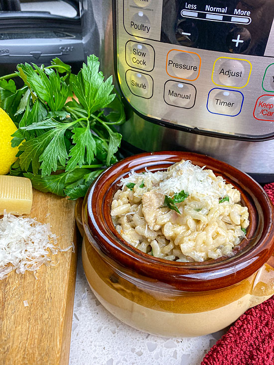 Instant Pot Chicken Risotto 
