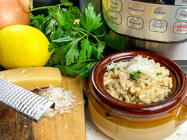 Instant Pot Chicken Risotto 