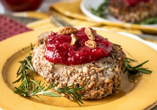 Pecan Crusted Pork Chops