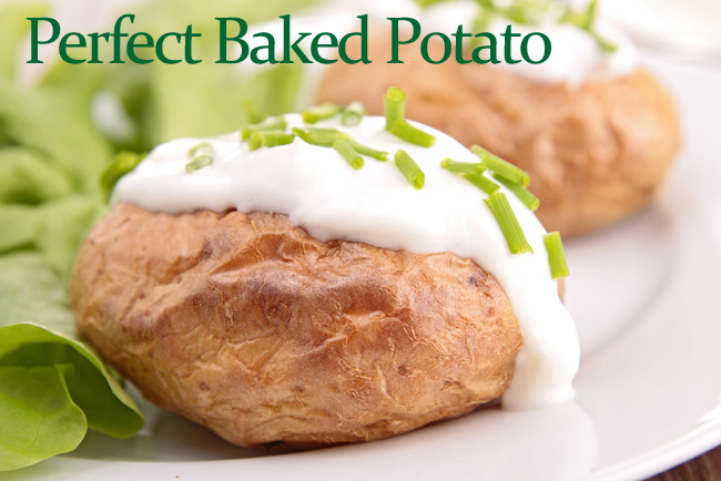 Baked Potato without Foil