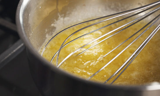 melted butter