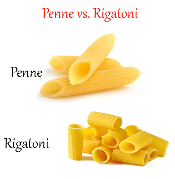 Penne vs Rigatoni