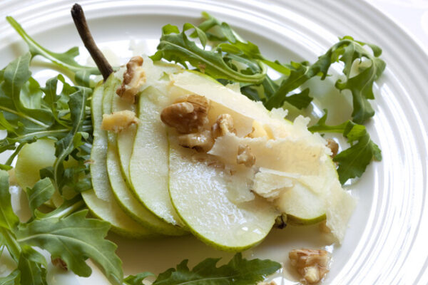 salad with pear