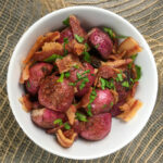roasted radishes