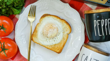 air fryer egg toast