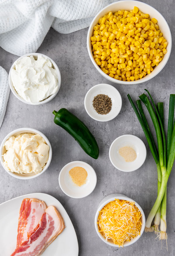ingredients for corn salad